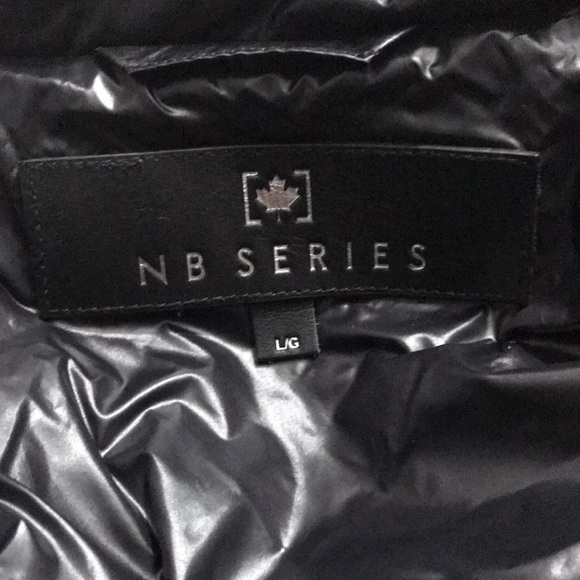 NB SERIES Bea Quilted Down Black Coat Size Large - Picture 14 of 15